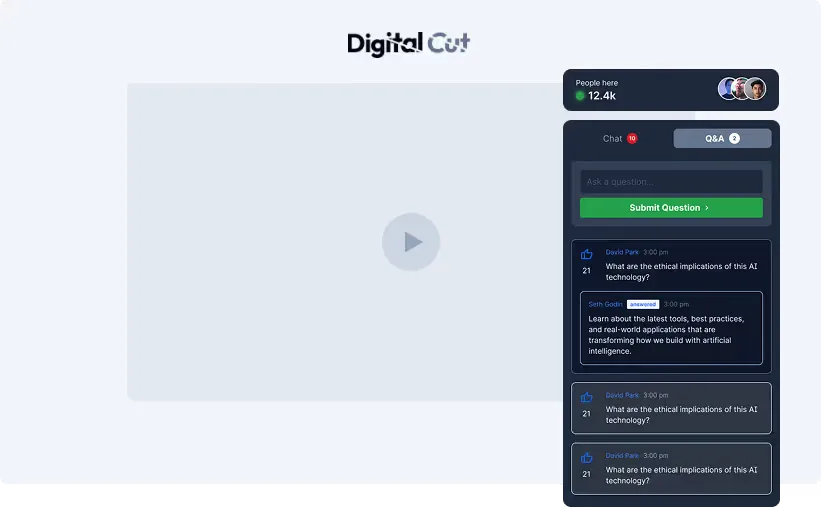 Interactive Panels & Live Q&A